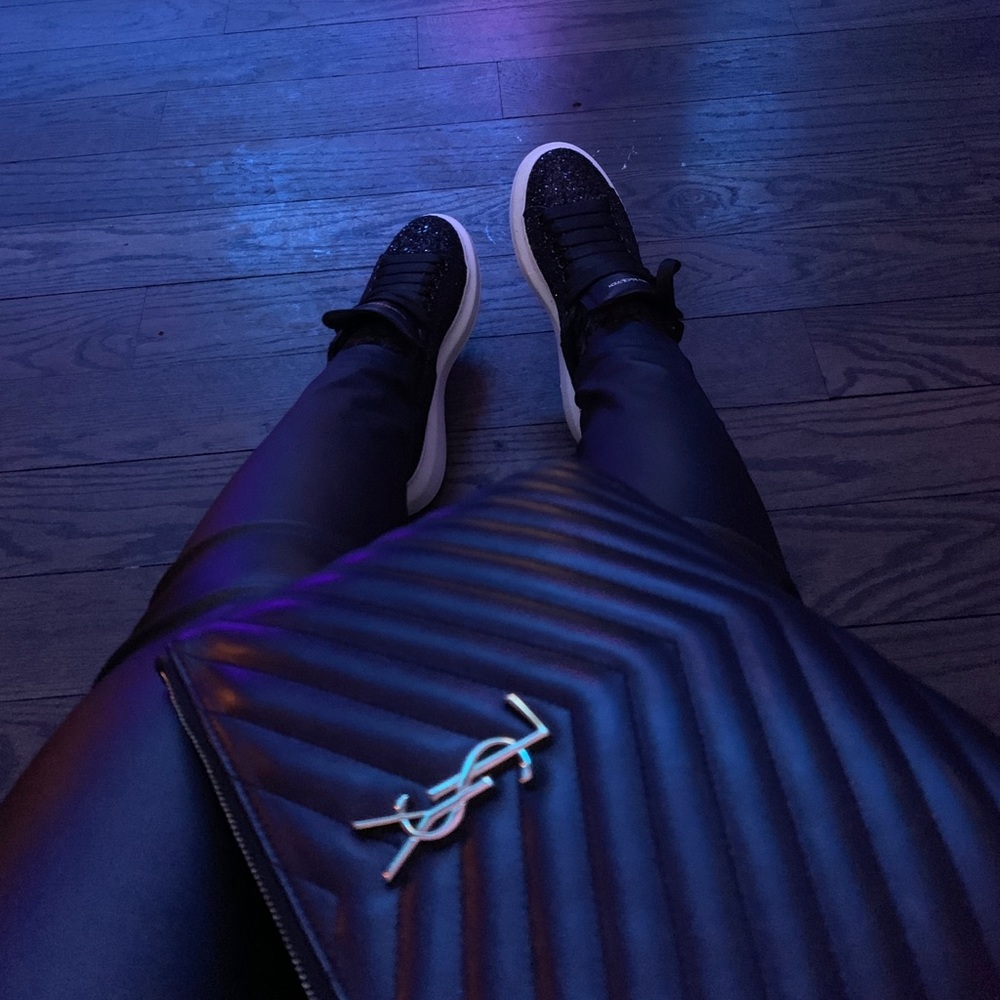 YSL MONOGRAM CLUTCH